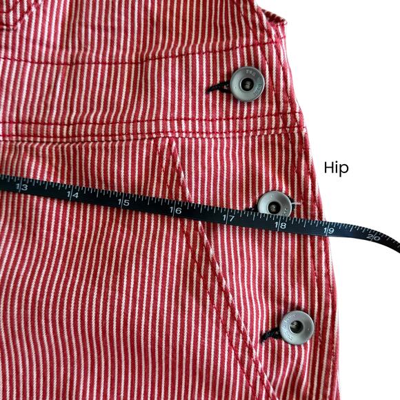 NWT Rag & Bone Red & White Striped Workwear Overalls – Size S – Retail $550 - Picture 7 of 8